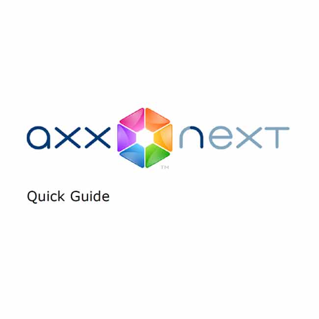 AxxonNext verkorte handleiding (engels)_Axxon_Next_3-1-1_QuickGuide